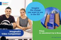 Imagine EU video competition - 2 students, Commission building, info on the prize