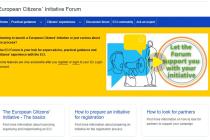 screenshot of the Forum website